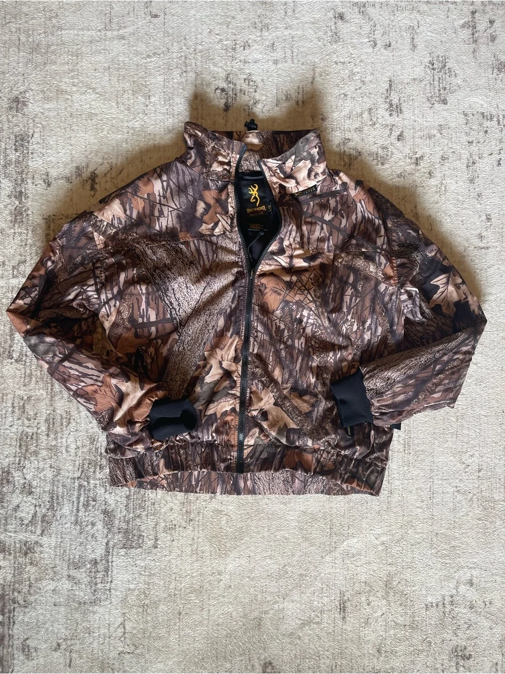 Browning Camo Hunting Jacket - Brown, Black